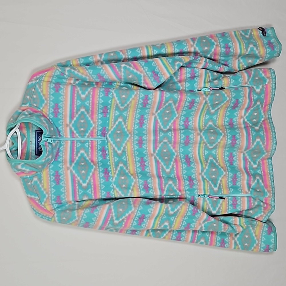 Chubbies Flame Commander Pastel Aztec Quarter Zip Fleece